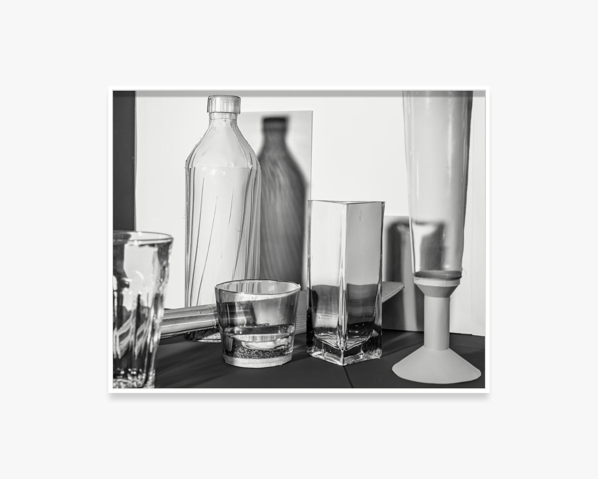 Light Study (Carafe with Glassware and Knife)