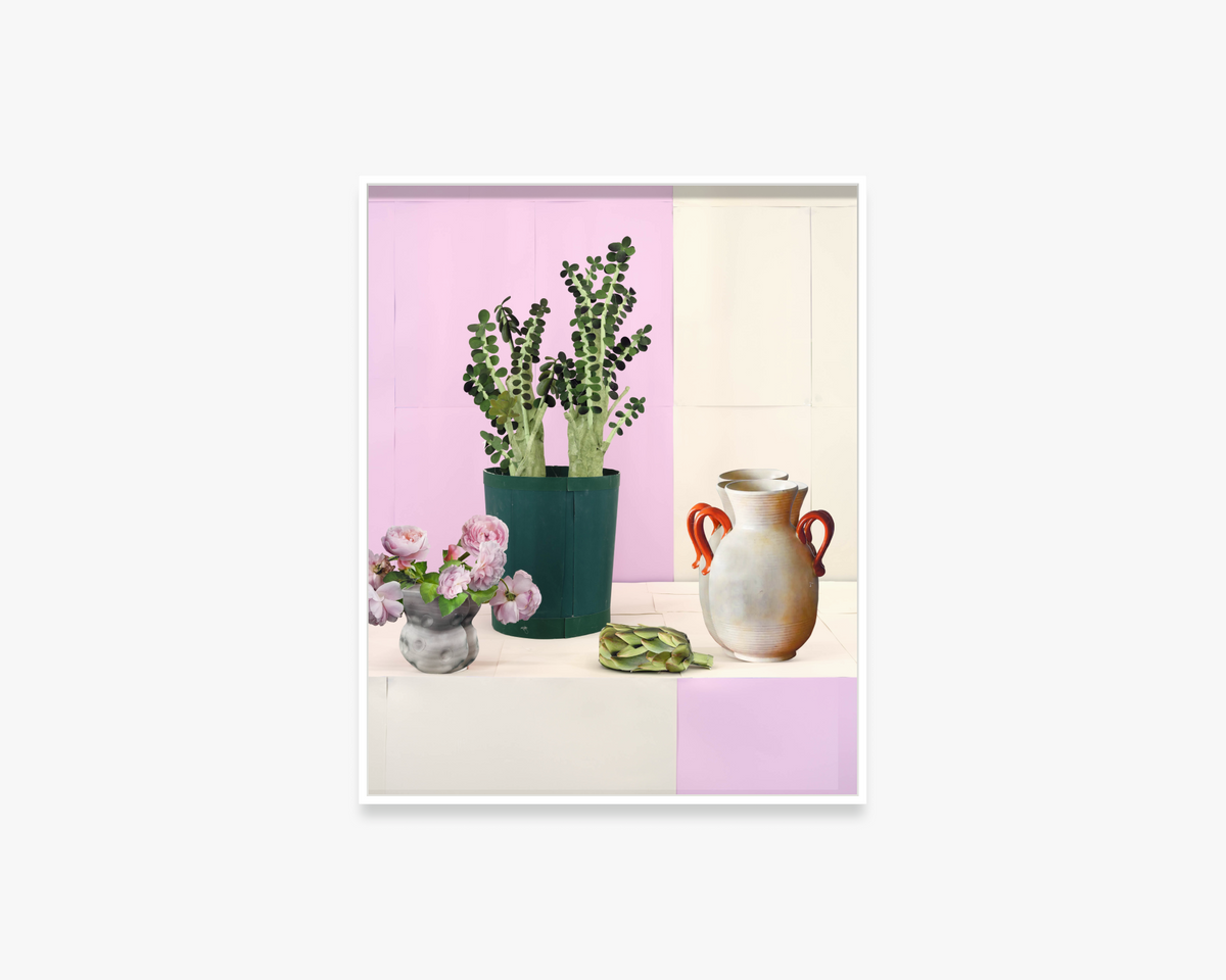 Green Jade and Roses
