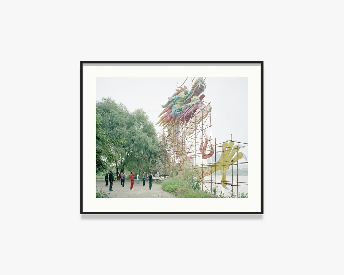 Morning Exercise Under a Dragon Lamp, Gansu