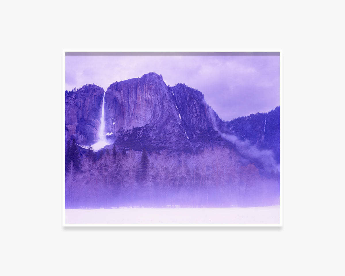 Winter Morning Fog Bridalveil Falls Yosemite California
